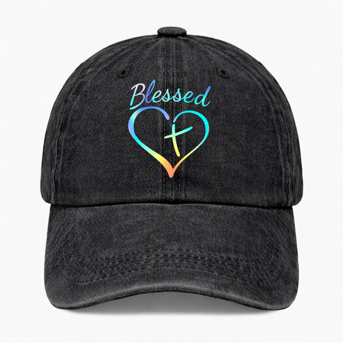 Cappello croce cuore cristiano