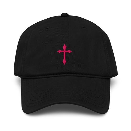 Cappello papà ricamato croce