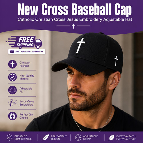 Berretto baseball croce - berretto,
