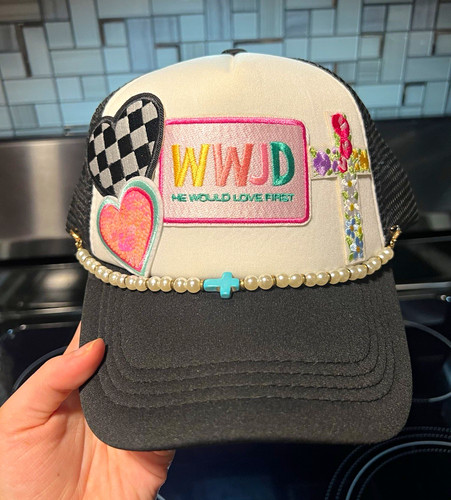 Wwjd patch cappello camionista - wwjd,